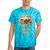 Keep Calm And Remember The 80s Retro Vintage Nostalgia Premium Tie-Dye T-Shirts Turquoise Tie-Dye