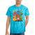 Kidcore Aesthetic Retro Vibes Colorful Cartoon Nostalgia Tie-Dye T-Shirts Turquoise Tie-Dye