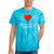 Life Was Simpler Back Then Nostalgia Retro Game Tie-Dye T-Shirts Turquoise Tie-Dye