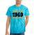 Limited 1969 Edition Retro Nostalgia Art Premium Tie-Dye T-Shirts Turquoise Tie-Dye Limited 1969 Edition Retro Nostalgia Art Premium Tie-Dye T-Shirts Turquoise Tie-Dye