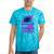 Lofi Reverie Analog Dreams Pixel 90s Desktop VHS Nostalgia Tie-Dye T-Shirts Turquoise Tie-Dye