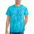 Los Angeles Hotrods Automotive Nostalgia Premium Tri-Blend Tie-Dye T-Shirts Turquoise Tie-Dye