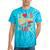 I Love 70's Music Retro Style Nostalgia Cassette 1970s Party Tie-Dye T-Shirts Turquoise Tie-Dye
