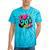 I Love The 70s Retro Cassette Roller Vinyl Disco Nostalgia Premium Tri-Blend Tie-Dye T-Shirts Turquoise Tie-Dye