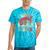 I Love 90's Music Retro Style Nostalgia Cassette 1990s Party Tie-Dye T-Shirts Turquoise Tie-Dye