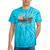 PLEASE BE PATIENT WITH ME I'M FROM THE 1900s Clever Premium Tie-Dye T-Shirts Turquoise Tie-Dye