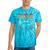 Please Be Patient With Me I'm From The 1900s Heart Beat Tie-Dye T-Shirts Turquoise Tie-Dye