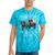 Please Be Patient With Me I'm From The 1900s Humorous Saying Premium Tri-Blend Tie-Dye T-Shirts Turquoise Tie-Dye