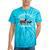 Please Be Patient I'm From The 1900s Oxen And Wagon Tie-Dye T-Shirts Turquoise Tie-Dye