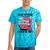 Please Be Patient I'm From The 1900s Retro Cassette Tie-Dye T-Shirts Turquoise Tie-Dye