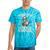 Please Be Patient With Me I'm From The 1900s Skeleton Tie-Dye T-Shirts Turquoise Tie-Dye