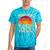 Please Be Patient I'm From The 1900s Sunset Vintage Wagon Tie-Dye T-Shirts Turquoise Tie-Dye