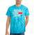 Please Slow Down Saying Quote Retro I'm From The 1900s Tie-Dye T-Shirts Turquoise Tie-Dye