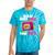 Rad Just Like The 90s 90s Aesthetic Nostalgia 1990s Retro Tie-Dye T-Shirts Turquoise Tie-Dye