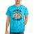 Raised On 90's Country Music Lover Nostalgia Retro Vibe Premium Tri-Blend Tie-Dye T-Shirts Turquoise Tie-Dye