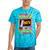 Raised By Television Corrupted By Memes Internet Nostalgia Tie-Dye T-Shirts Turquoise Tie-Dye