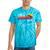 Retro 80's 90's Music Nostalgia Video Cassette Tape VHS Tie-Dye T-Shirts Turquoise Tie-Dye