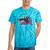 Retro 80s Shark Whale Diving Nostalgia Shark Party Tie-Dye T-Shirts Turquoise Tie-Dye Retro 80s Shark Whale Diving Nostalgia Shark Party Tie-Dye T-Shirts Turquoise Tie-Dye