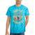 Retro Cassette Player Never Forget Nostalgia Vintage Tie-Dye T-Shirts Turquoise Tie-Dye