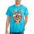 Retro Cassette Tape For 80s & 90s Nostalgia Tie-Dye T-Shirts Turquoise Tie-Dye