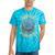 Retro CD Player Never Forget Nostalgia Vintage Tie-Dye T-Shirts Turquoise Tie-Dye