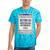 Retro Computer Dialog Box 90s Desktop Interface Nostalgia Tie-Dye T-Shirts Turquoise Tie-Dye