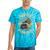 Retro Grammophone Never Forget Nostalgia Vintage Tie-Dye T-Shirts Turquoise Tie-Dye