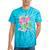 Retro Soft Drinks 80s 90s Nostalgia Cute Anime Aesthetic Tee Tie-Dye T-Shirts Turquoise Tie-Dye