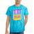 Retro TechnologyOld School Floppy Nostalgia 90s Generation Tie-Dye T-Shirts Turquoise Tie-Dye