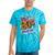 Retro Vintage 70's Baby 80's Made Me Nostalgia Classic Tie-Dye T-Shirts Turquoise Tie-Dye