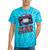 Rewind Good Times Retro VHS Tape Nostalgia 80s 90s Premium Tri-Blend Tie-Dye T-Shirts Turquoise Tie-Dye