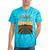 Rust Belt Midwest Nostalgia Steel Town Working Class Pride Tie-Dye T-Shirts Turquoise Tie-Dye
