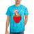 Strawberry Shortcake Sitting On Strawberry Retro Nostalgia Tie-Dye T-Shirts Turquoise Tie-Dye