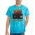 VHS Tape Nostalgia Old School Technology Humor Premium Tie-Dye T-Shirts Turquoise Tie-Dye
