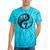 Vintage 6 7 Sketch Yin Yang Namaste Six Seven Nostalgia Tie-Dye T-Shirts Turquoise Tie-Dye