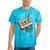 Vintage Cassette Tape And Pencil Nostalgia Party 70s 80s 90s Premium Tie-Dye T-Shirts Turquoise Tie-Dye