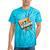 Vintage Pencil Rewind Cassette Tape Nostalgia Party 80s 90s Tie-Dye T-Shirts Turquoise Tie-Dye