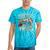 Vintage Please Be Patient With Me I'm From The 1900s Train Tie-Dye T-Shirts Turquoise Tie-Dye