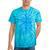Vintage Racing Automotive Nostalgia Distressed Car Tie-Dye T-Shirts Turquoise Tie-Dye