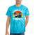 Vintage Retro Classically Trained Video Game 90s Nostalgia Tie-Dye T-Shirts Turquoise Tie-Dye
