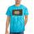 Vintage VHS Tape Humor Retro Nostalgia Graphic Tie-Dye T-Shirts Turquoise Tie-Dye