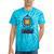 Women's Adulting Is A Myth Retro Pixel Pet Nostalgia Millennials Tie-Dye T-Shirts Turquoise Tie-Dye