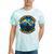 8-Bit Gamer Birder Blue Jay Arcade Nostalgia Nature Tie-Dye T-Shirts Mint Tie-Dye