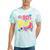 80's Girl Roller Skates Skating Eighties 1980s Nostalgia Tie-Dye T-Shirts Mint Tie-Dye