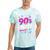90's Party 90s Nostalgia Retro Rave Dance Music Tie-Dye T-Shirts Mint Tie-Dye