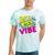 90's Vibe Retro Style Cassette Tape Nostalgia 1990s Party Premium Tri-Blend Tie-Dye T-Shirts Mint Tie-Dye