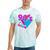 90's Vibe Retro Style Cassette Tape Nostalgia 1990s Party Tie-Dye T-Shirts Mint Tie-Dye