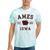Ames Iowa Est 1864 Nostalgia Premium Tri-Blend Tie-Dye T-Shirts Mint Tie-Dye