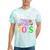 Back To The 70's Mixtape Era Nostalgia Retro 1970 70's Style Tie-Dye T-Shirts Mint Tie-Dye