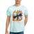 Buffering Glitched CD On Fire 2000s Nostalgia Tie-Dye T-Shirts Mint Tie-Dye